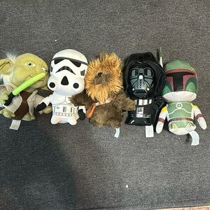 Loose stuffed seven inch Star Wars Deformed Comic Image Plush